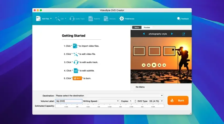 VideoByte DVD Creator v5.2.32 一款最佳DVD和蓝光刻录机