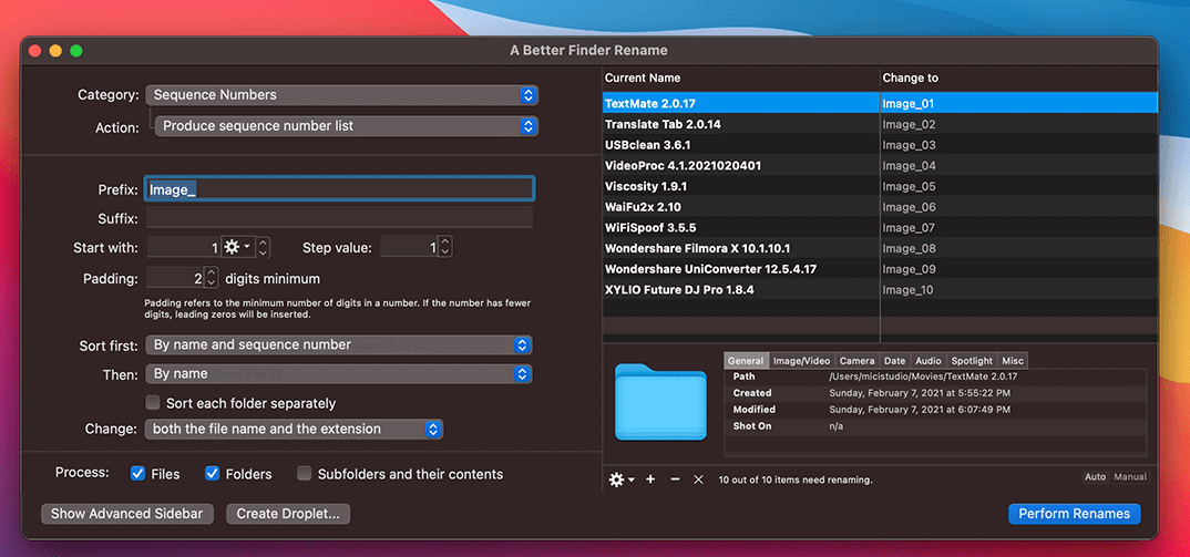 【R48】A Better Finder Rename for Mac v12.17 中文版 强大的批量重命名工具