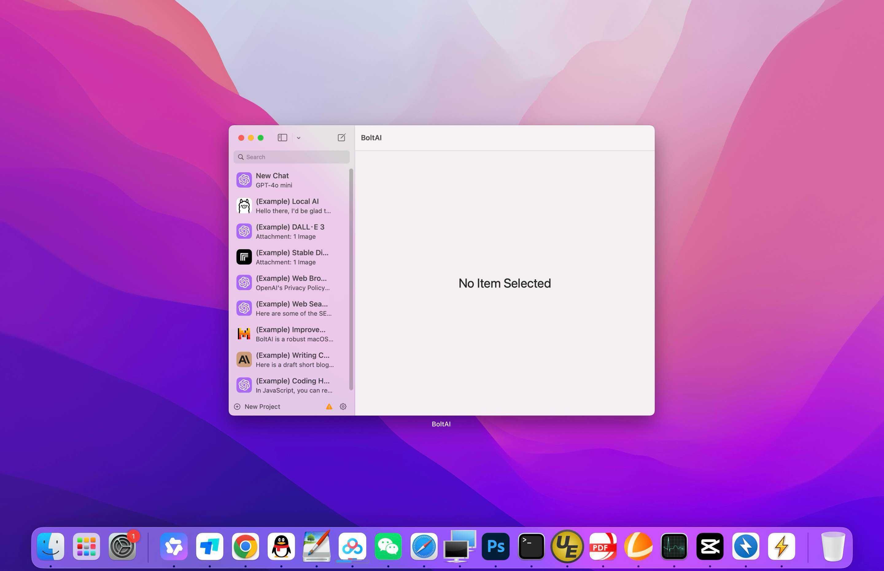 【R50】BoltAI for Mac v1.36.5 ChatGPT人工智能助手