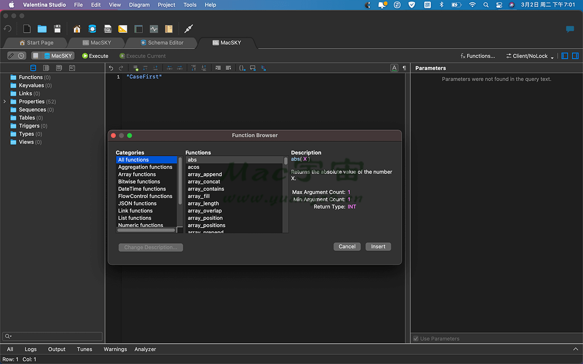 Valentina Studio Pro for Mac v16 可视化数据库管理工具