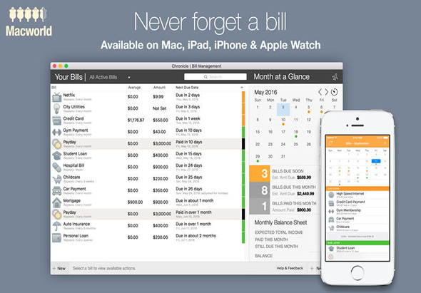 Chronicle Pro for Mac v14.9.1 财务管理软件
