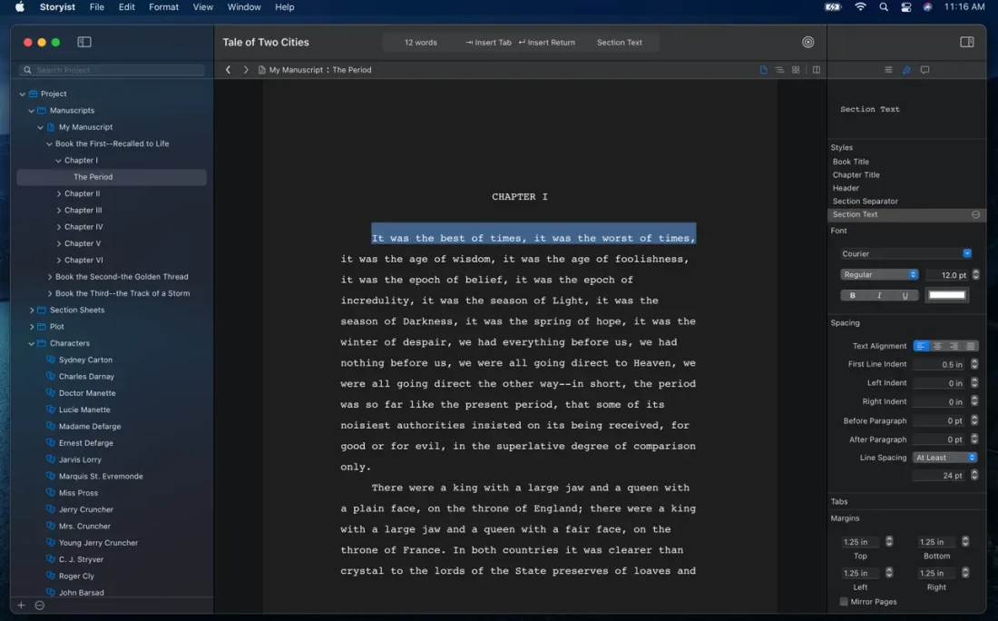 【R136】Storyist for Mac v4.4.0 写作应用