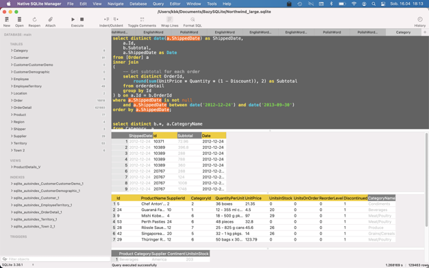 Native SQLite Manager for Mac v1.31 原生SQLite数据库管理器