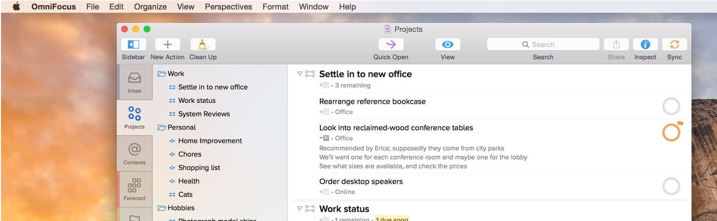OmniFocus Pro for Mac v4.8.2 强大的任务管理软件 image.png