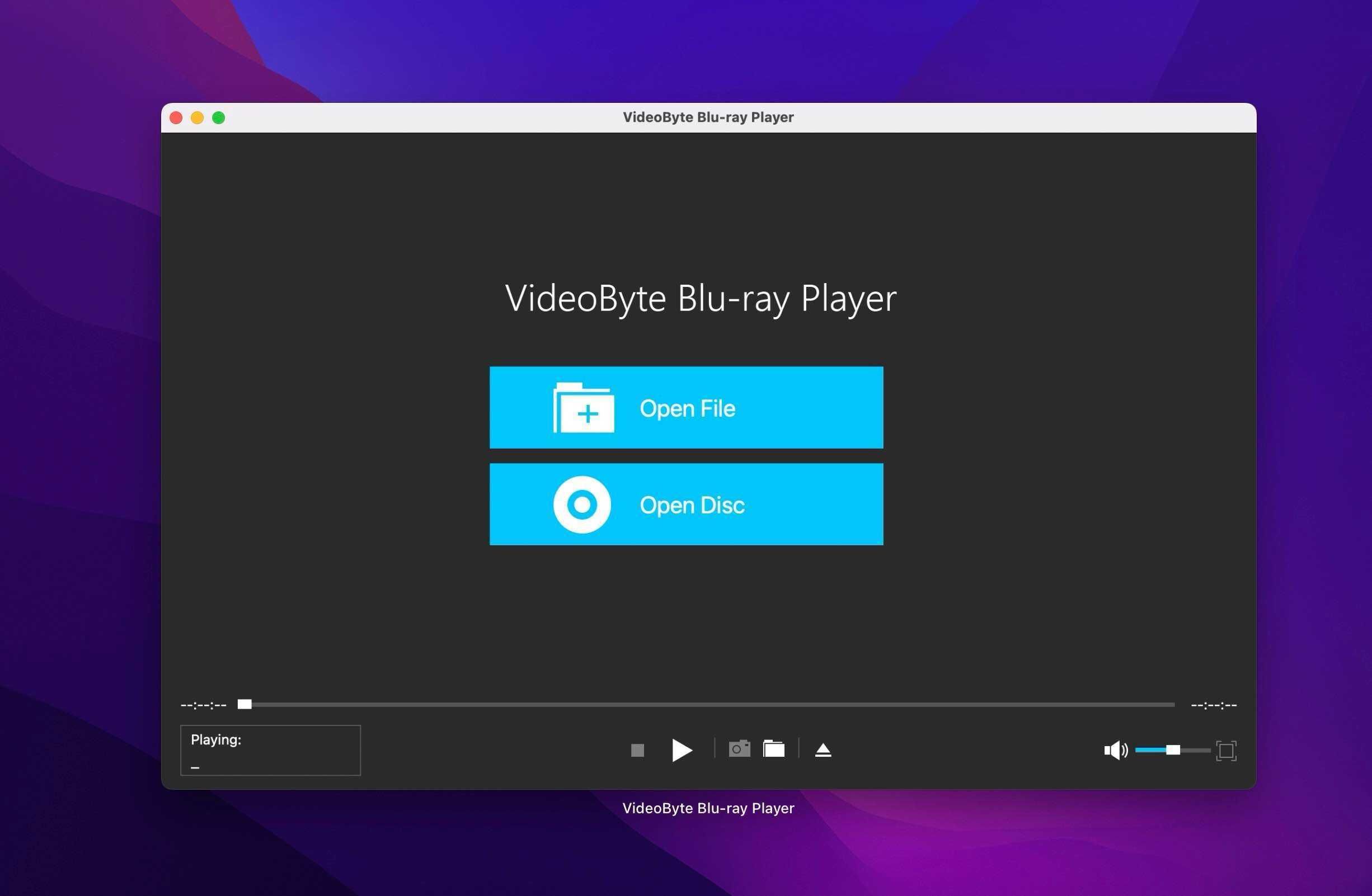 VideoByte Blu-ray Player for Mac v1.1.66 蓝光视频播放器-Mac猫 VideoByte Blu-ray Player for Mac v1.1.66 蓝光视频播放器-Mac猫