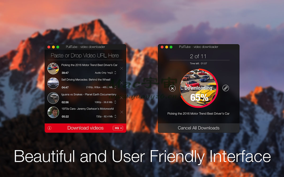 PullTube for Mac v1.8.6.12 中文版 YouTube和Vimeo视频下载器