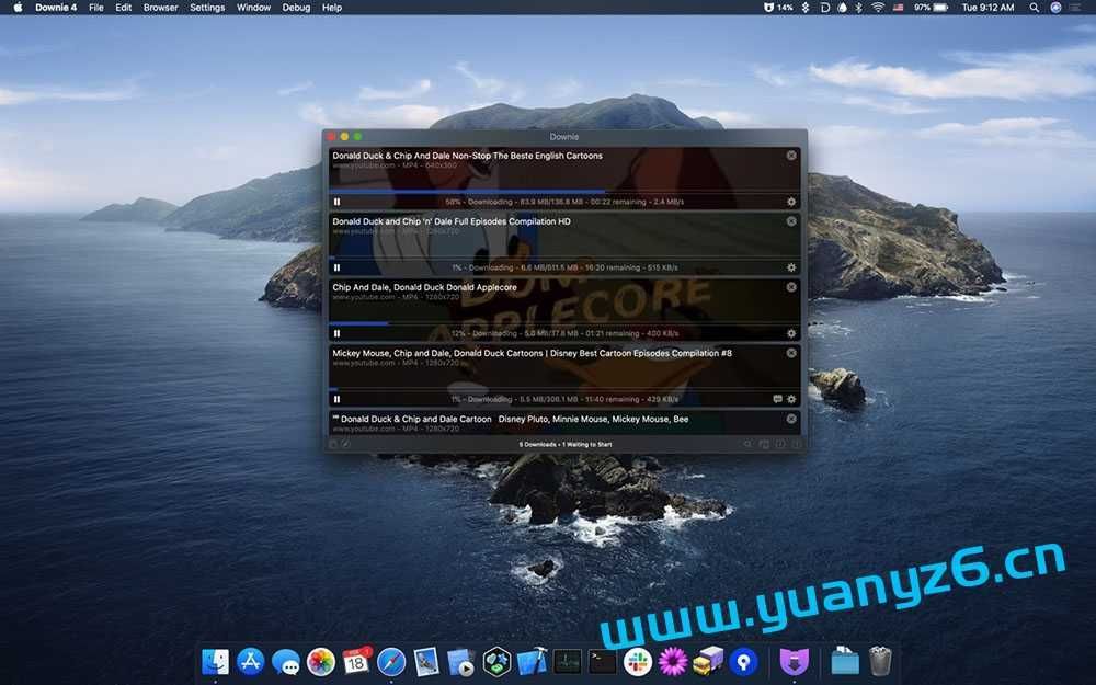 【R9】Downie 4 for Mac v4.11.3 中文版 视频下载工具