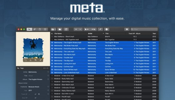 Meta for Mac v2.3.4 数字音乐收藏工具 Meta for Mac v2.3.4 数字音乐收藏工具-Mac猫