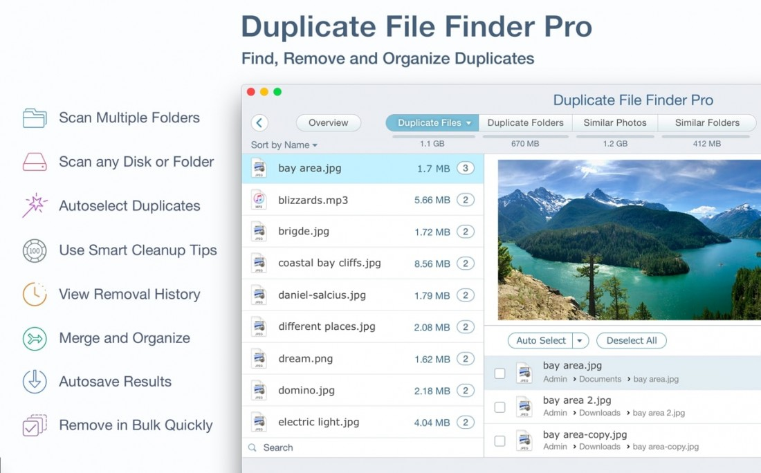 Duplicate File Finder Pro for Mac v8.5.2 重复文件查找软件 Duplicate File Finder Pro for Mac v8.5.2 重复文件查找软件