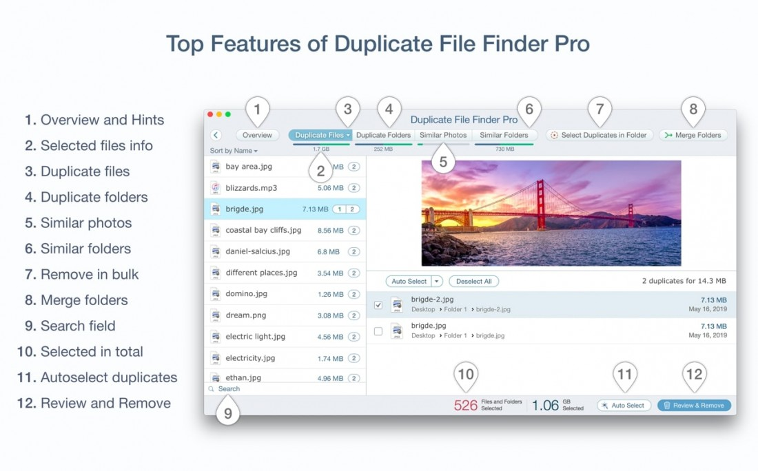Duplicate File Finder Pro for Mac v8.5.2 重复文件查找软件 Duplicate File Finder Pro for Mac v8.5.2 重复文件查找软件