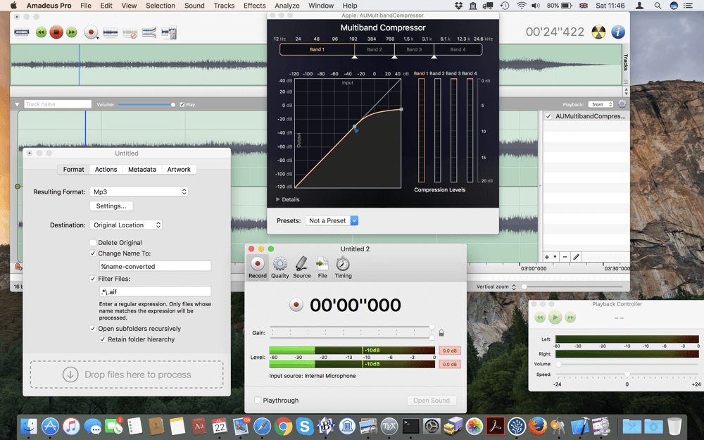 Amadeus Pro for Mac v2.8.14 多轨音频编辑软件