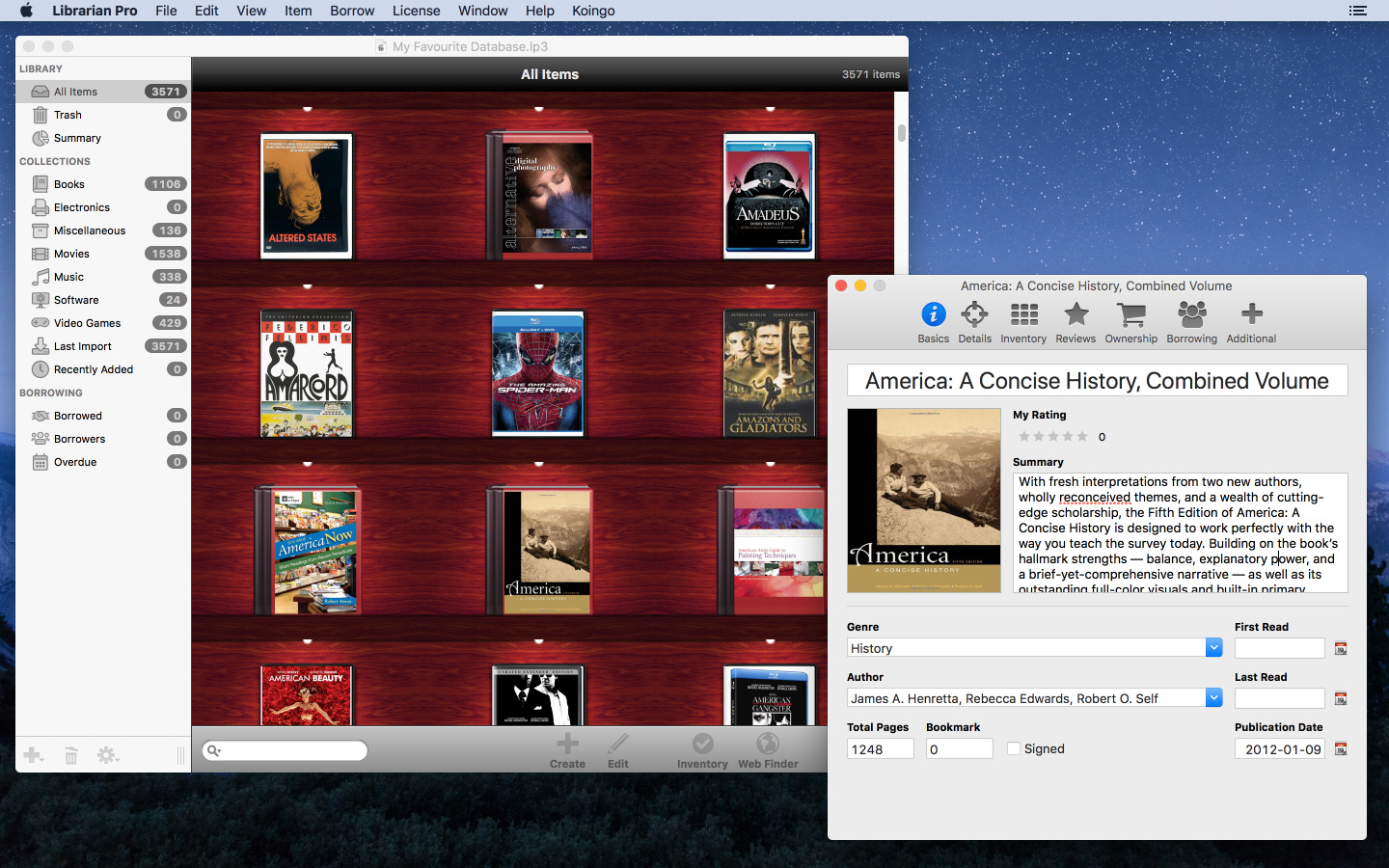 Librarian Pro for Mac v8.0.7 电子收藏图书馆