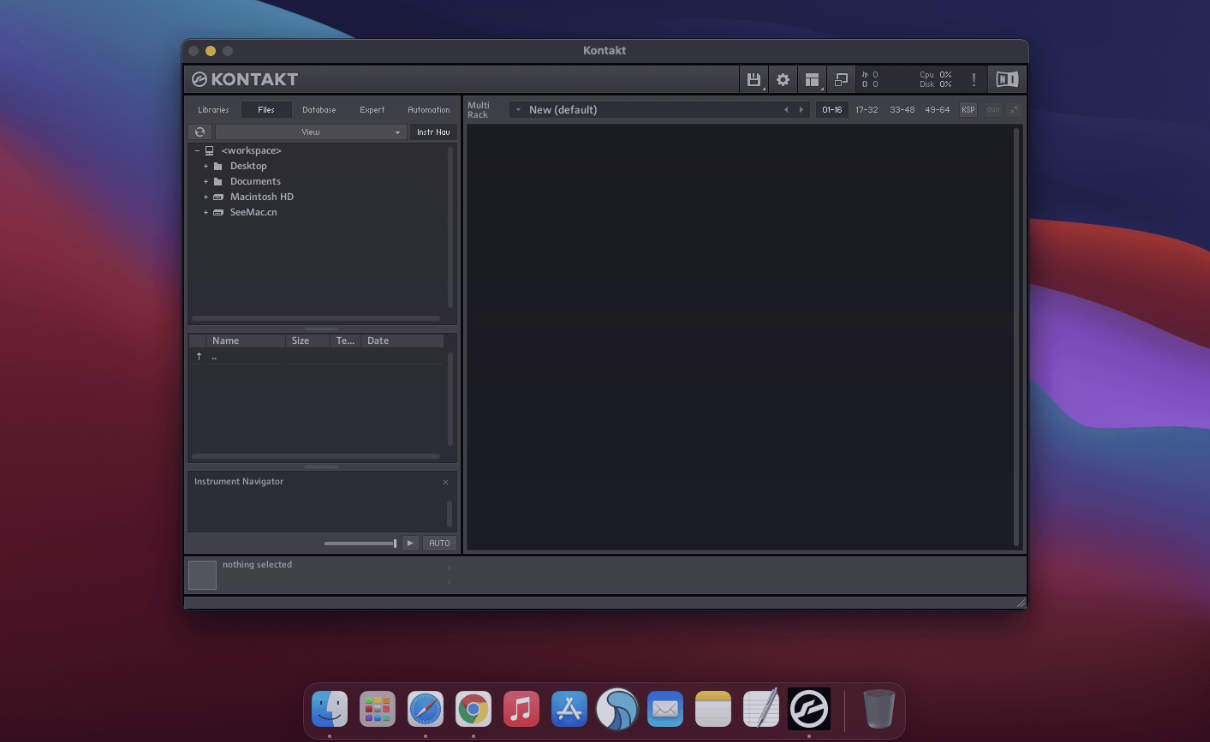 Native Instruments Kontakt 8 for Mac v8.9.0 专业音频采样器