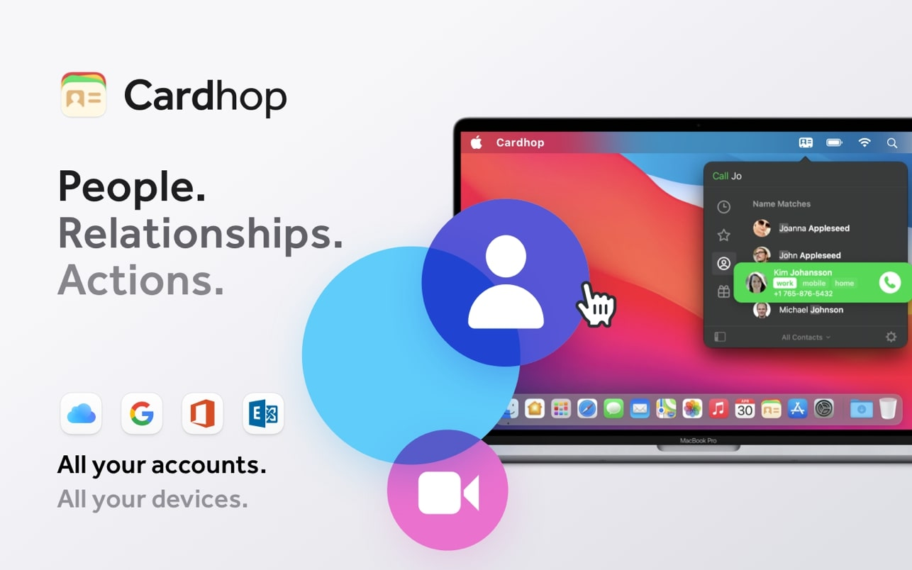 Cardhop for Mac v2.4.6 中文版 联系人通讯录管理应用 Cardhop for Mac v2.4.6 中文版 联系人通讯录管理应用