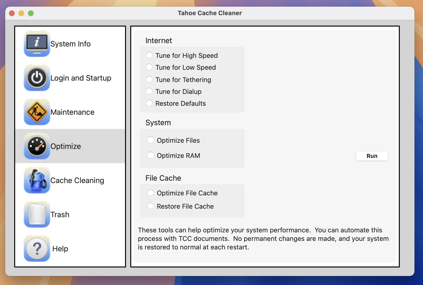Tahoe Cache Cleaner for Mac v26.3.0.0.0 系统清理维护工具 Tahoe Cache Cleaner for Mac v26.3.0.0.0 系统清理维护工具