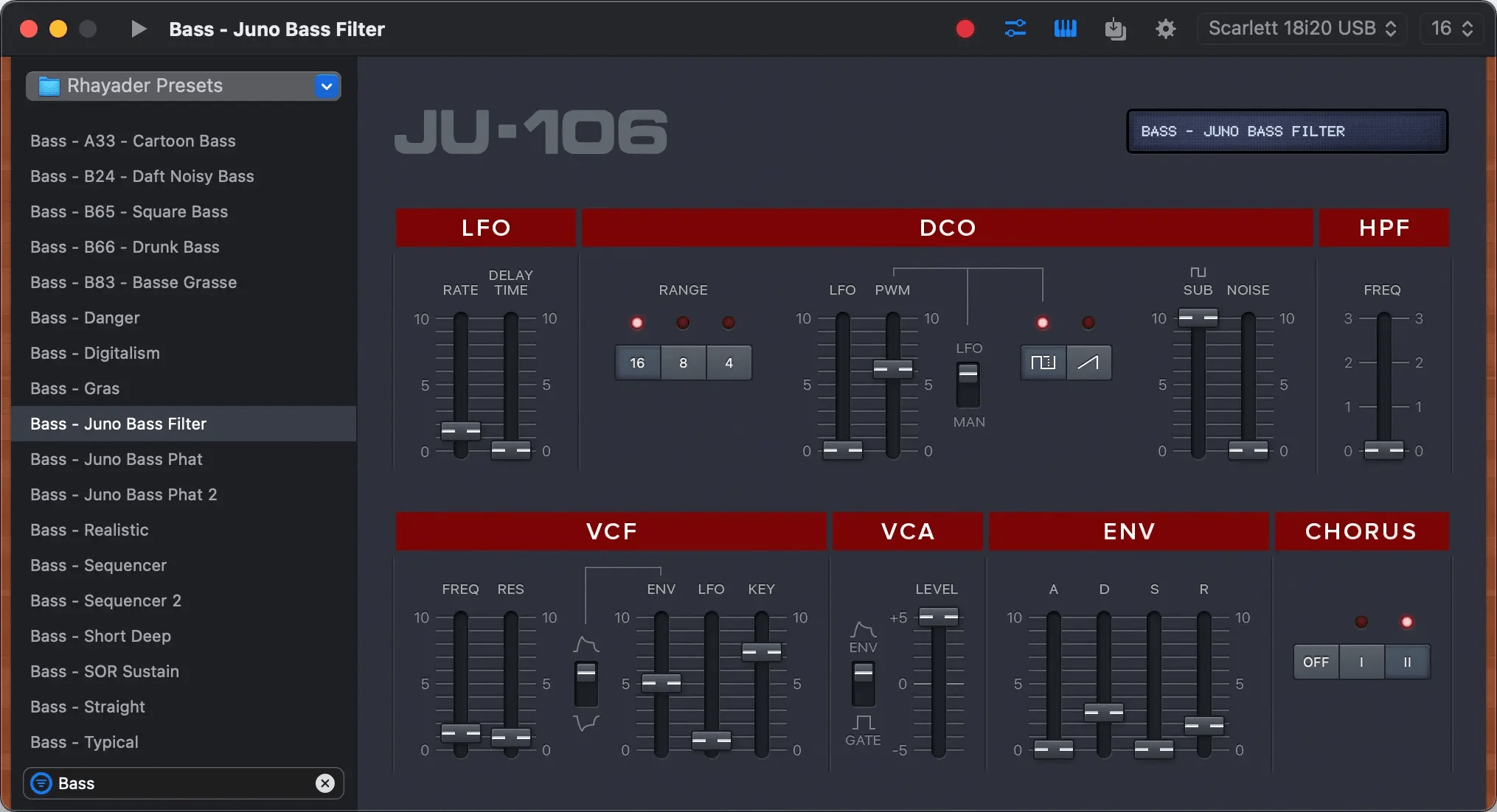 JU-106 Editor for Mac v2.8.2 音乐编辑插件 JU-106 Editor for Mac v2.8.2 音乐编辑插件