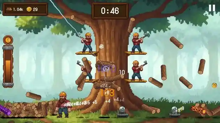 Timber Rush for Mac v1.1.1 木材拉什 Timber Rush for Mac v1.1.1 木材拉什