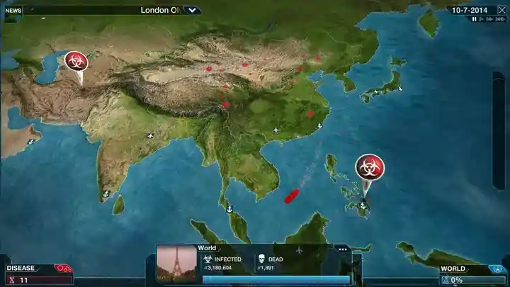 Plague Inc: Evolved for Mac v1.23.0.12 瘟疫公司:进化版 Plague Inc: Evolved for Mac v1.23.0.12 瘟疫公司:进化版