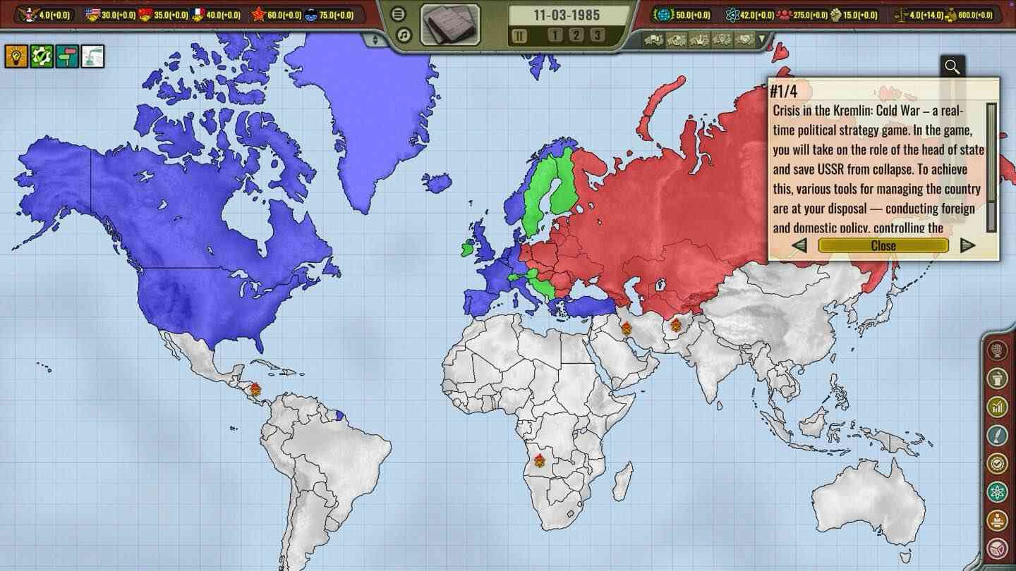 克里姆林宫危机:冷战 Crisis in the Kremlin: The Cold War for Mac v1.2.3.3 英文原生版 克里姆林宫危机:冷战 Crisis in the Kremlin: The Cold War for Mac v1.2.3.3 英文原生版