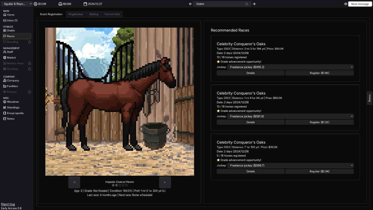 赛马经理 Horse Racing Manager for Mac v0.9.8.9 英文原生版
